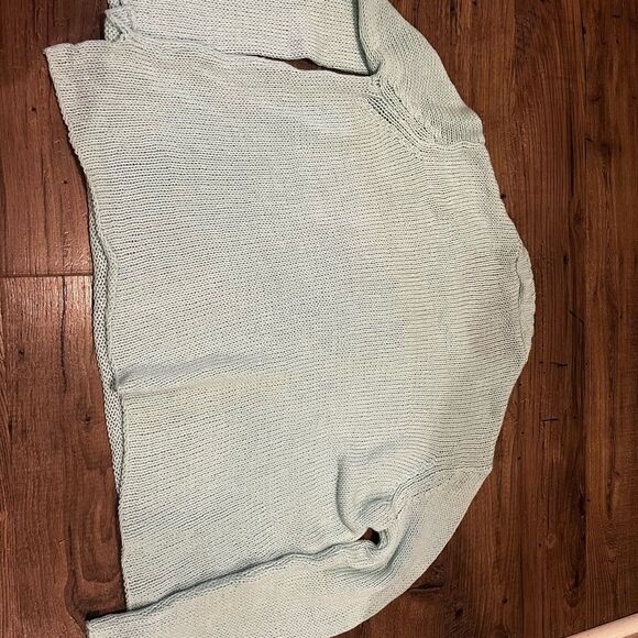 Wooden Ships mint green peace sweater - Picture 10 of 10